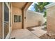 View of the side of private courtyard with tiled flooring at 8904 Evening Star Dr, Las Vegas, NV 89134