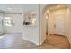 Bright living room features modern flooring, a kitchen view, and an open floor plan at 900 Heavenly Hills Ct # 112, Las Vegas, NV 89145