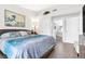 Comfortable bedroom with natural light and an adjacent bathroom at 9445 Grand Mesa Dr, Las Vegas, NV 89134
