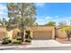 Charming single-story home featuring a desert landscaped yard and a convenient two-car garage at 9445 Grand Mesa Dr, Las Vegas, NV 89134
