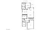 Detailed floor plan of the house showing layout and dimensions of the rooms at 11249 Revelry Ln, Las Vegas, NV 89138