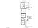 Detailed floor plan showcasing the layout of a home with a swim spa, primary bedroom, and open living spaces at 11249 Revelry Ln, Las Vegas, NV 89138