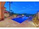 Backyard pool featuring desert landscape and privacy creating a relaxing space at 12 Via Ravello, Henderson, NV 89011