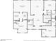 Detailed second-floor plan showcasing the layout of the bedrooms, bathrooms, closets and laundry room at 12024 Girasole Ave, Las Vegas, NV 89138