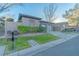 Street view showcasing the home's exterior, landscaping, and curb appeal with mailbox at 17 Chatmoss Rd, Henderson, NV 89052