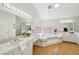 Well-lit bathroom with a bathtub, and sinks, and lots of counter space at 1707 Navarre Ln, Henderson, NV 89014