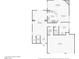 Layout of the first floor, showcasing the kitchen, living spaces, and garage at 1707 Navarre Ln, Henderson, NV 89014