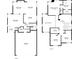 A layout of the first and second floor details room dimensions and the home's layout at 1909 Falling Tree Ave, North Las Vegas, NV 89031