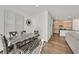 Cozy dining area featuring a modern table, and bright natural light at 2885 Timber Country Rd, North Las Vegas, NV 89086