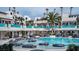 Resort-style pool area with lounge seating and tropical landscaping, creating a relaxing oasis at 4381 W Flamingo Rd # 1212, Las Vegas, NV 89103