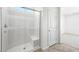 Modern shower with glass doors and built in bench at 4510 E Brusca Way, Pahrump, NV 89061