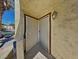 A view of the front door and entryway from the outside at 5043 Spencer St # A, Las Vegas, NV 89119