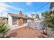 Spacious backyard with above ground pool, desert landscaping, patio with plenty of privacy at 5120 Burnham Ave, Las Vegas, NV 89119