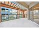 Spacious outdoor patio featuring iron railings and neighborhood views at 59 E Agate Ave # 406, Las Vegas, NV 89123
