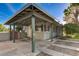 A spacious carport with sturdy support beams offering ample covered parking and protection from the elements at 709 New Mexico St, Boulder City, NV 89005