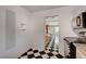 Hallway offering a view into the living room at 709 New Mexico St, Boulder City, NV 89005