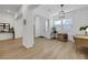Open living space with sleek flooring, a desk area and bright natural light at 712 Webber Park St, Henderson, NV 89011
