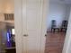 View of the wood floor and sitting room area, from the hallway at 7313 Bosky Springs St, Las Vegas, NV 89131