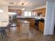 Updated kitchen featuring stainless steel appliances and a center island at 7313 Bosky Springs St, Las Vegas, NV 89131