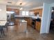 Updated kitchen featuring stainless steel appliances and a center island at 7313 Bosky Springs St, Las Vegas, NV 89131