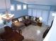 Comfortable living room featuring a large sectional couch with throw pillows at 7313 Bosky Springs St, Las Vegas, NV 89131