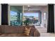 Cozy living room featuring a sliding glass door to the outdoor patio with outdoor furniture at 754 Spirit Lake St, Las Vegas, NV 89138