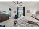 Comfortable bedroom with natural light, stylish furniture, and a serene atmosphere at 754 Spirit Lake St, Las Vegas, NV 89138