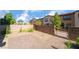 Cozy patio area with interlocking brick pavers and a gated backyard, perfect for outdoor enjoyment at 756 Sleeping City Ave, Henderson, NV 89015