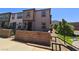 Attractive townhome featuring a gated front yard and clean, modern architecture at 756 Sleeping City Ave, Henderson, NV 89015