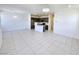 Open concept living area features a modern kitchen and decorative accent wall at 756 Sleeping City Ave, Henderson, NV 89015