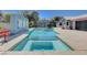 Gorgeous pool and spa with a patio area, perfect for outdoor entertaining and relaxation at 7575 Coley Ave, Las Vegas, NV 89117