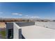 Spacious rooftop patio with panoramic mountain and city views at 8125 Monsoon Bay St, Las Vegas, NV 89113