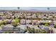 Wide aerial view of the neighborhood highlighting the property location and nearby amenities at 901 Sir Winston St, Henderson, NV 89052