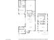 Detailed floor plan showcasing the layout of both floors, including the primary bedroom, kitchen, and living areas at 1000 E Sunset Rd, Henderson, NV 89011