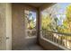 Balcony with a view of trees and sky at 10001 Peace Way # 2228, Las Vegas, NV 89147