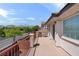 A nice patio with a view of the neighborhood and mountains at 10713 Noble Mesa Ave, Las Vegas, NV 89166