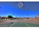 Outdoor basketball court with scenic mountain views and a nearby playground provides active recreation at 1125 Via Canale Dr, Henderson, NV 89011