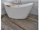 Close up view of a free standing soaking tub and wood style flooring at 1125 Via Canale Dr, Henderson, NV 89011