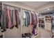 Large walk-in closet with extensive hanging racks and built-in shelving for maximum storage at 1125 Via Canale Dr, Henderson, NV 89011