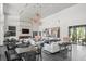 Elegant lounge area with modern decor, comfortable seating, and ample natural light at 11257 Rainbow Peak Ave # 201, Las Vegas, NV 89135