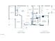 Floor plan featuring a kitchen, dining room, great room, two bedrooms, two baths, and an outdoor covered loggia at 1808 Mangrove Ct, Las Vegas, NV 89138