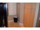 Kitchen details, including a stainless steel fridge and pantry space at 220 E Flamingo Rd # 104, Las Vegas, NV 89169
