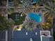 Sprawling estate with a pool, outdoor living space, and lush landscaping at 2337 Prometheus Ct, Henderson, NV 89074