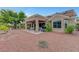 Backyard featuring a covered patio with plenty of space for outdoor entertaining at 2512 Desert Glen Dr, Las Vegas, NV 89134