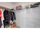 Walk-in closet with ample storage space and shelving for organization at 2512 Desert Glen Dr, Las Vegas, NV 89134