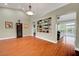 Bright and airy living room with hardwood floors and seamless access to outdoor living at 2512 Desert Glen Dr, Las Vegas, NV 89134