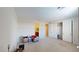 Spacious bedroom featuring neutral carpet and direct access to a bathroom and closet, perfect for relaxation at 3425 Fledgling Dr, North Las Vegas, NV 89084
