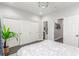 Bright bedroom with access to a full bathroom and large closet for storage at 44 Tamarron Cliffs St, Las Vegas, NV 89148