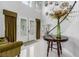 Impressive foyer with soaring ceilings, a grand staircase, and elegant decorative details at 44 Tamarron Cliffs St, Las Vegas, NV 89148