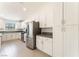 Spacious kitchen with white cabinets, stainless steel appliances, and ample storage at 5705 Sovereign Way, Las Vegas, NV 89130